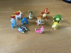 Vintage Pokemon TOMY Nintendo Mini Figures Charmander Squirtle Psyduck Toy Lot