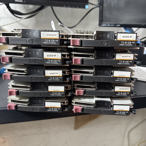 10x HP Server-Festplatten BF0725A476 – 72 GB, 15.000 RPM, Fibre Channel, 3.5” - Bild 3 von 5