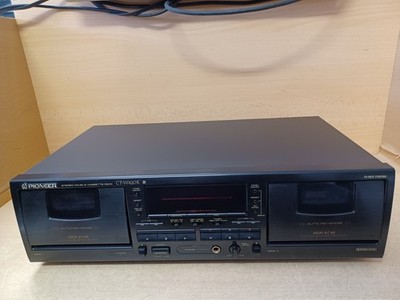 Pioneer CT W420 Double Cassette Recorder Deck Tape Player *Part or repair*