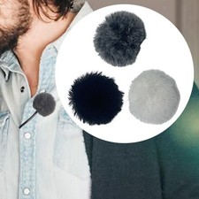 10 Pieces Furry Microphone Wind Muff Furry Wind Covers for Recording Outdoor