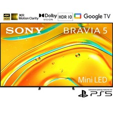 Sony BRAVIA 5 55 inch Class Mini LED 4K HDR Google TV 2025 Renewed