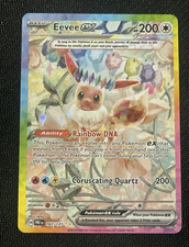 Eevee ex Pokemon TCG Prismatic Evolutions Full Art Holo SIR 167/131 on eBay