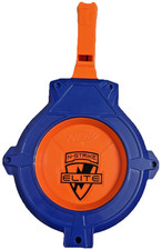 Nerf N-Strike Elite 30 Round Barrel Drum Clip Magazine Dart Gun Mag Blue Orange