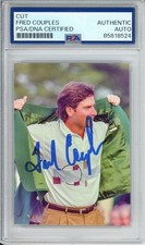 FRED COUPLES SIGNED MASTERS CHAMPION JACKET PHOTO WINNER PSA DNA COA AUTOGRAPH