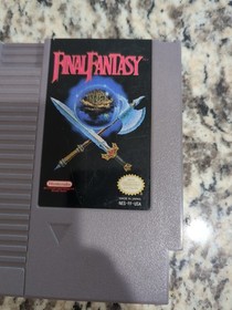 Final Fantasy (NES) - 100% Authentic - Very Clean - w/ Pink Case & Red Sleeve