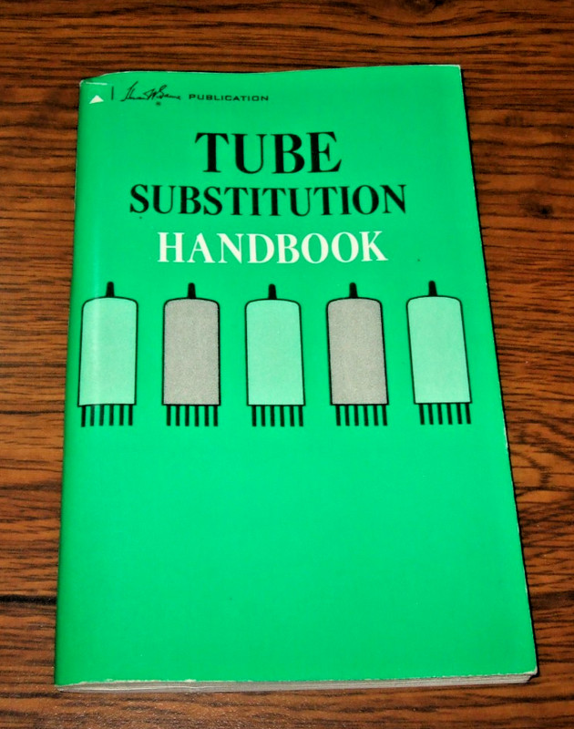 HOWARD W. SAMS TUBE SUBSTITUTION HANDBOOK Publication book