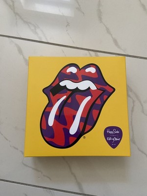 HAPPY SOCKS Rolling Stones Socken NEU  Gr.36-40  3 Paar Mick Jagger Geschenkbox