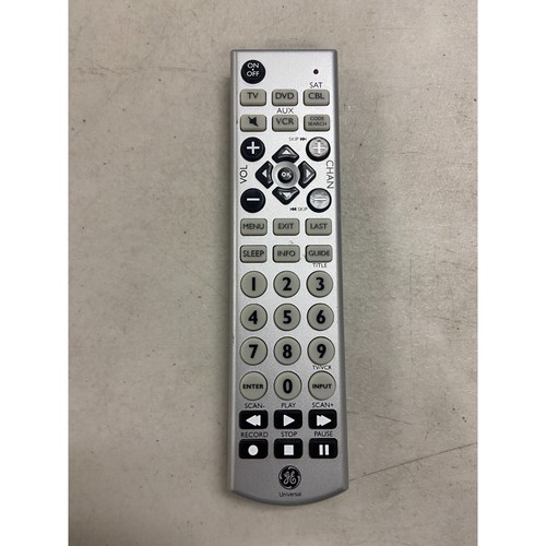 Ge R5 Remote Genuine Original General Electric GE RC24965-B Universal Remote Control ...