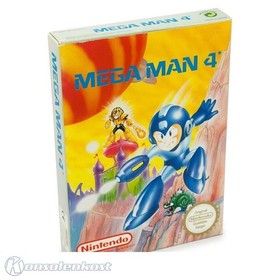 Nintendo NES - Mega Man 4 PAL-B mit OVP OVP besch&auml;digt