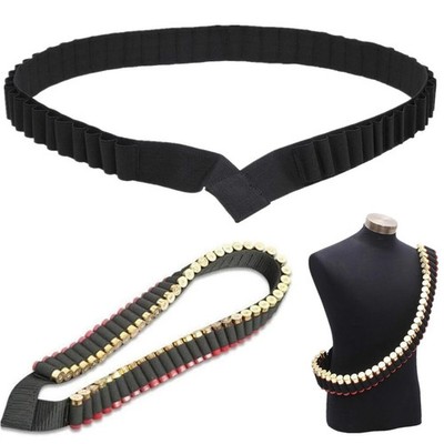 Shotgun Bandoleer Rifle Sling Shoulder Cross Belt Holds 56 Shells Rounds 12 20