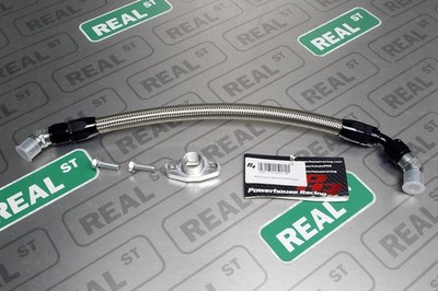 PHR Turbo Oil Drain Kit 10AN Stainless Hose Black End for RHD Supra MKIV 2JZ-GTE