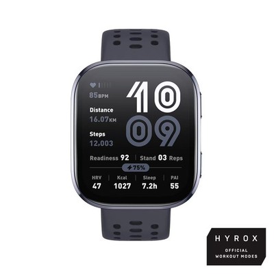 Amazfit BIP 6 Aktivitäts-Tracker black HYROX-Modus