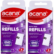 Pack of 4 Refills for the Acana Moth Monitoring Trap Station (lasts 16  weeks)