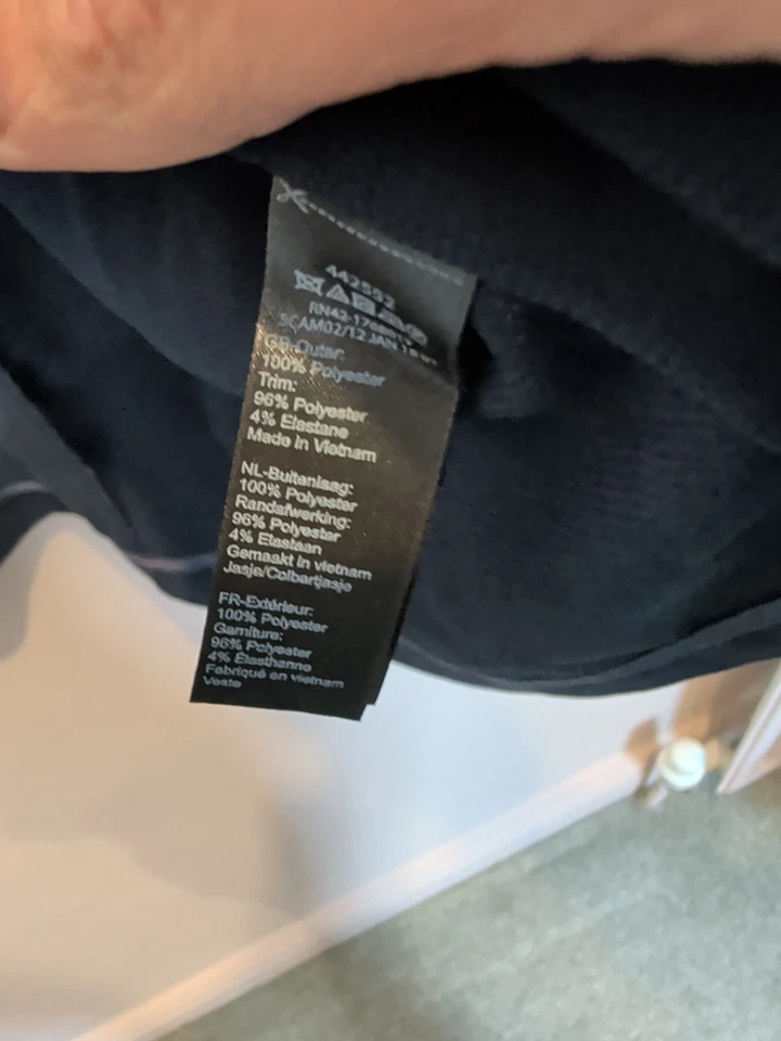 Monsoon Longline Navy Waterfall Jacket Smart Blazer Lightweight UK 12 - Image 3 of 4