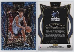 2024 Panini Select Concourse Light Blue Disco Prizm /99 Jaylen Wells Rookie RC