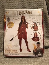 Harry Potter Womens Gryffindor Quidditch Costume Adult L New Halloween Cosplay