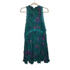 Free People Intimately Medium Floral Flower Summer Lace Dress Tunic Shirt Boho