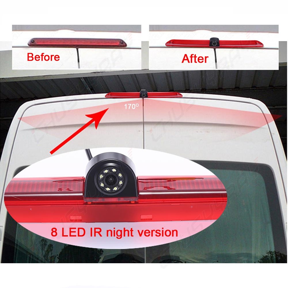 Brake Light Rear View Reverse Backup Camera For Mercedes Benz Sprinter Van thumbnail 3