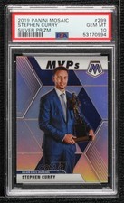 2019-20 Panini Mosaic MVPs Silver Prizm Stephen Curry #299 PSA 10 GEM MT 1u6
