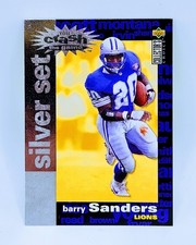 1995 Collector's Choice You Crash the Game Prizes Silver Set Barry Sanders HOF