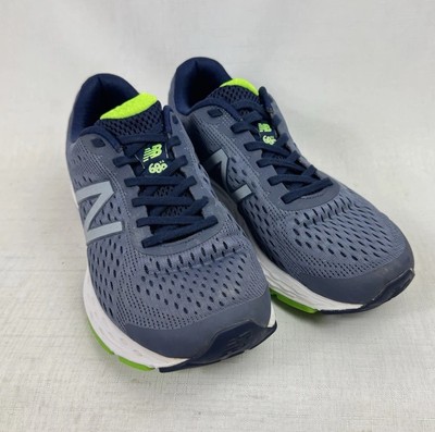 New Balance Men s 680 Blue / Gray Green /White Running Shoe Size 8D M680LN6