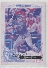 2017 Topps Gypsy Queen Missing Black Plate Martin Prado #179 0a3