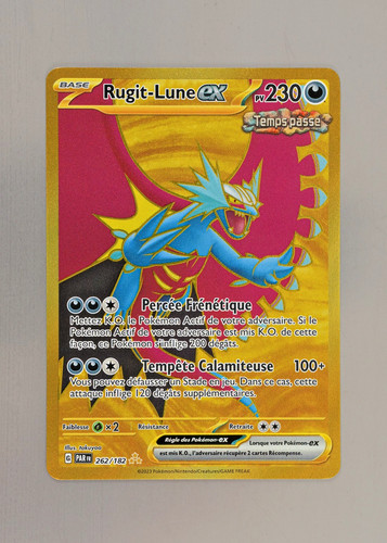 Rugit-Lune Ex Gold 262/182 FA carte Pokemon EV04 Faille paradoxe - NEUF / MINT