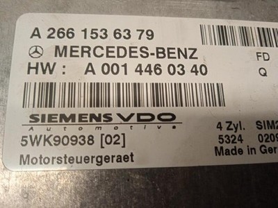 A2661536379 4270663 motorsteuergerät MERCEDES-BENZ CLASE A W169 150 169.031