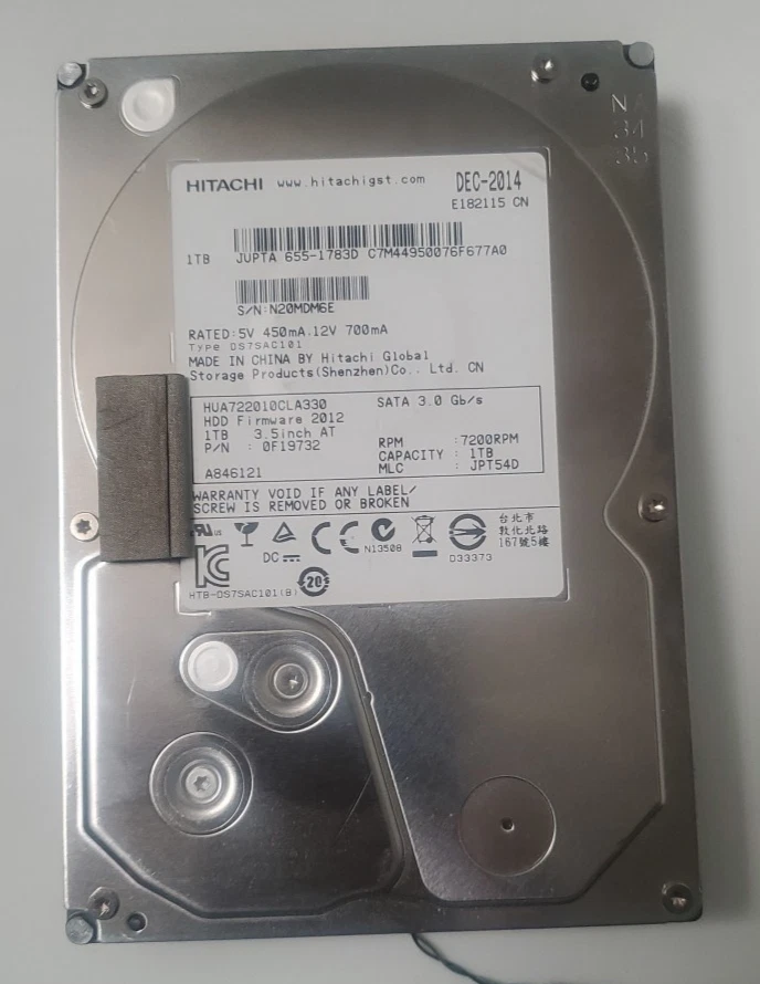 Hitachi 1 TB SATA III Internal Hard Disk Drives for sale | eBay