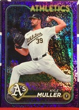 2024 Topps Update Series Kyle Muller Purple Holofoil 328/799