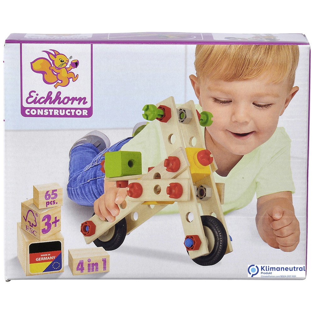 Конструктор Eichhorn Bauteilset, возраст: 65 лет, Альтернативный класс: около 3 лет