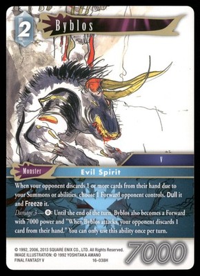 Byblos 16-038H Emissaries of Light NM Final Fantasy TCG