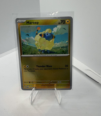 The Pokémon Company Mareep Reverse Holo Common Evolutions 027/108 70HP ENG 2016