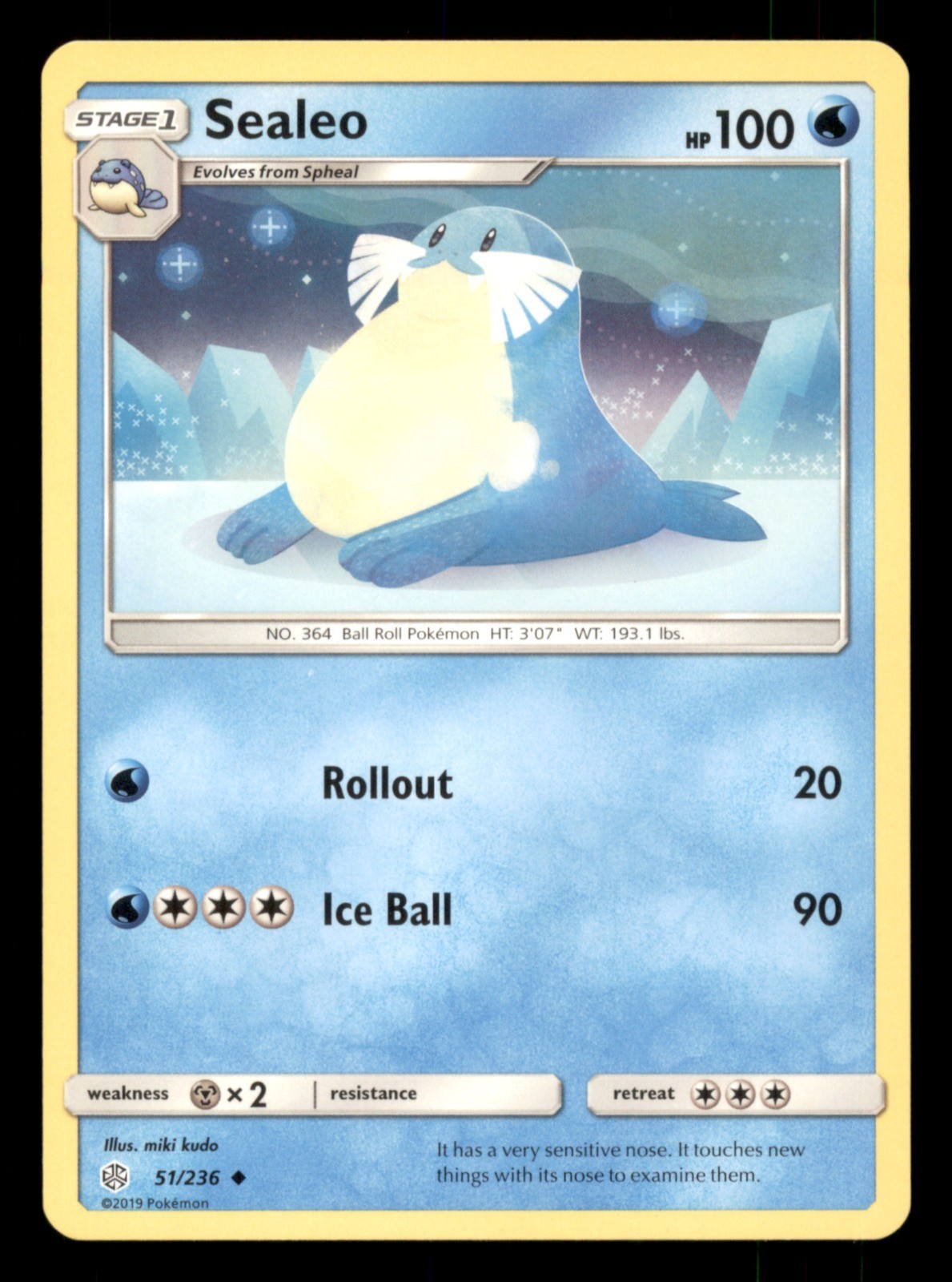 Sealeo Uncommon SM - Cosmic Eclipse 51/236 NM