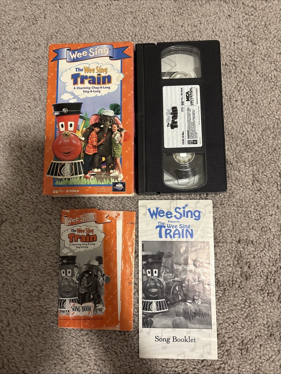 Wee Sing Presents The Train VHS 1993 Kids Musical Sing A-Long w