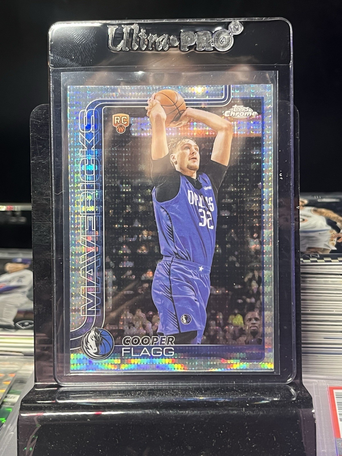 2025-26 Topps Chrome - Pulsar Refractor Cooper Flagg RC #251 Dallas Mavericks