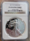 2015W American Silver Eagle NGC PF69 Ultra Cameo Brown Label PQ