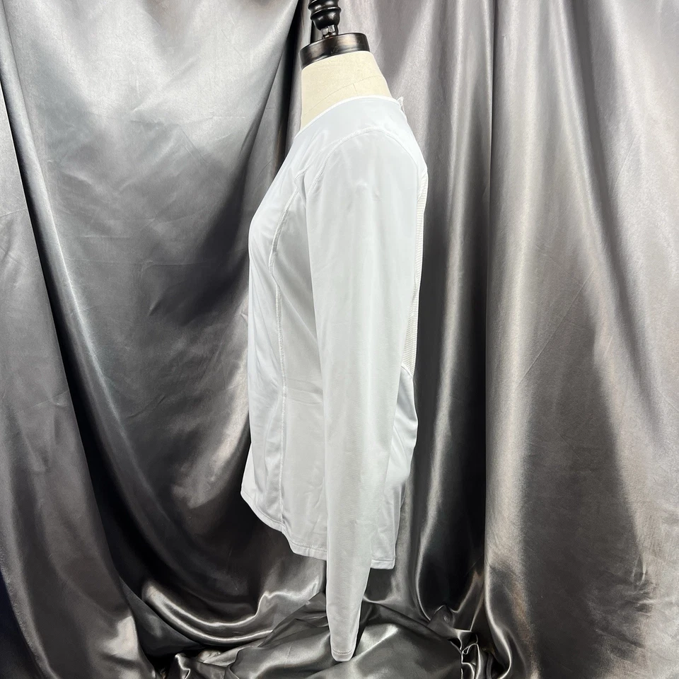 Camisa de Ciclismo GORE Windstopper Para Mujer M Capa Base Manga Larga Gris Blanco NUEVA Foto 3 de 4