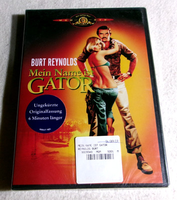 DVD: Mein Name ist Gator (Action-Thriller mit Burt Reynolds).  Uncut ! OVP