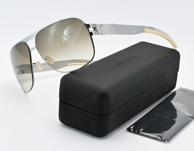 MYKITA Sonnenbrille No1 Sun CLIFFORD Col051 62-12 Silver Shine Pilot M-L Germany