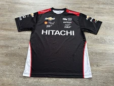 Helio Castroneves IndyCar Performance Pit Crew T Shirt Chevrolet Penske Hitachi