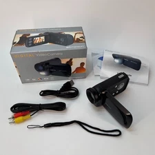 Emerson EVC1120 Digital Camera Camcorder HD Video w/ 8GB SD Memory TESTED WORKS