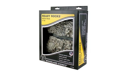 Woodland Scenics 1138 Rock Face Ready Rocks 4pcs - New | Zustand: New