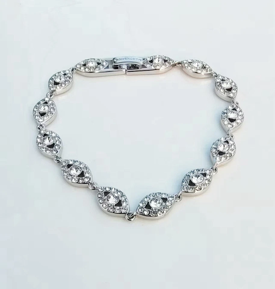 Givenchy Crystal Flex Bracelet Silver - Image 2 of 4