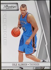 2010-11 Panini Prestige #221 Cole Aldrich Basketball VG