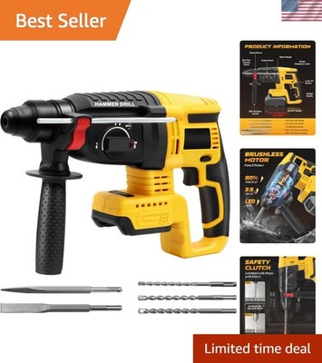 Cordless SDS Hammer Drill for Dewalt 20V MAX Battery, Brushless Rotary Hammer...