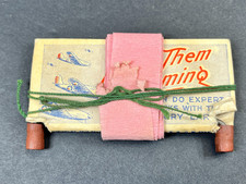 Vintage WW2 Toy Keep 'Em Flying Art Old Glory Humming Lariat Streamer Tricks