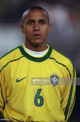 BRAZIL Final World Cup FRANCE 1998 ROBERTO CARLOS 6 Jersey