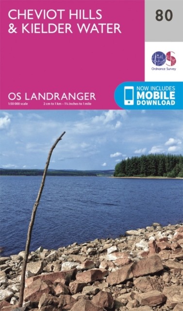 Cheviot Hills & Kielder Water by Ordnance Survey (Sheet map, folded) - Image 4