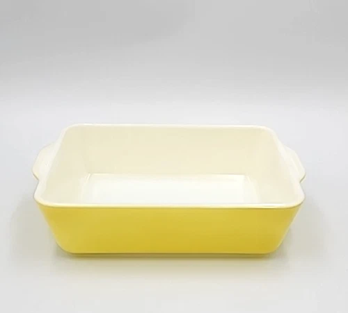 Vintage PYREX 0503 Yellow Refrigerator Baking Casserole Dish 1.5 Quart USA 1950s